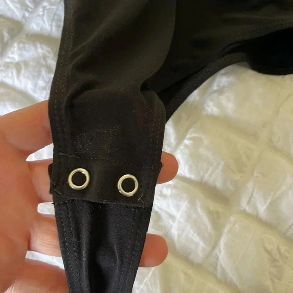 Express black satin bodysuit - Picture 8 of 12